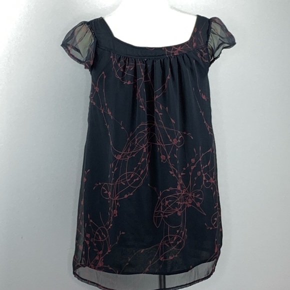 Vila Layered Button Up Oversized Tunic Medium - Picture 3 of 8